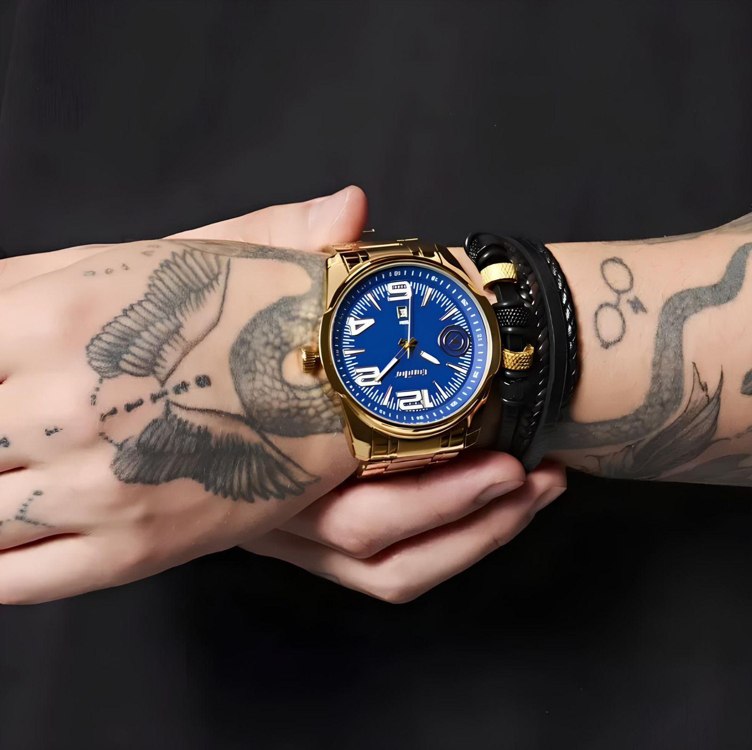 Kit Relógio Masculino Speed Marvel Condor