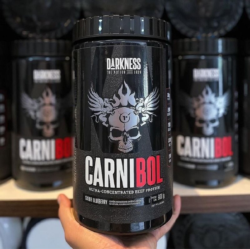 Whey Proteína De Carne Carnibol Baunilha 900g Darkness