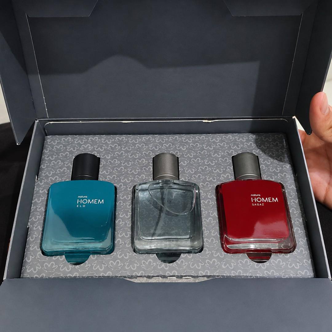 Coleção Especial Miniaturas De Natura Homem 3un 25ml