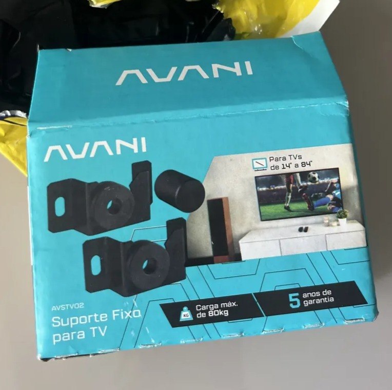Suporte TV Fixo Slim Compacto Universal 14 a 84 Polegadas Para Parede até 80kg