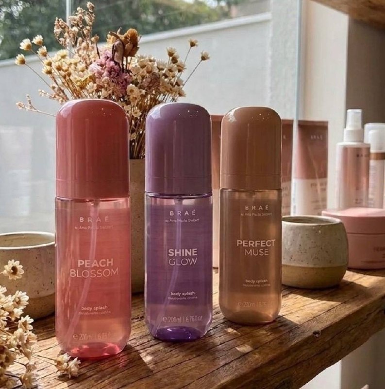 Braé By Ana Paula 3 Body Splash Peach + Perfect + Shine