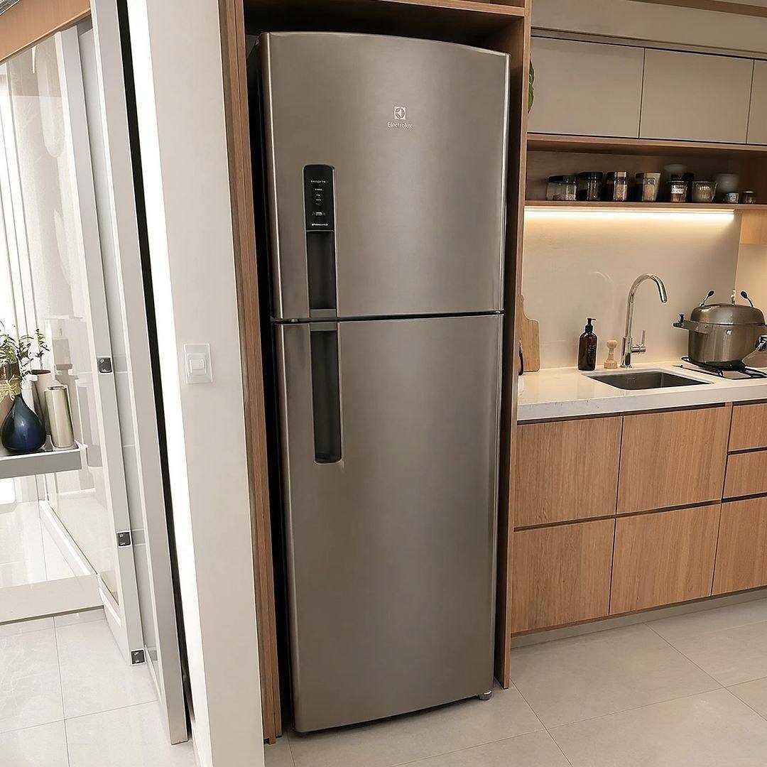 Geladeira Electrolux Frost Free 400l Inverter Inox (if44s)