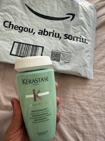 Kérastase Shampoo Specifique Bain Divalent, Cabelos oleosos, Controle da oleosidade, Amino...