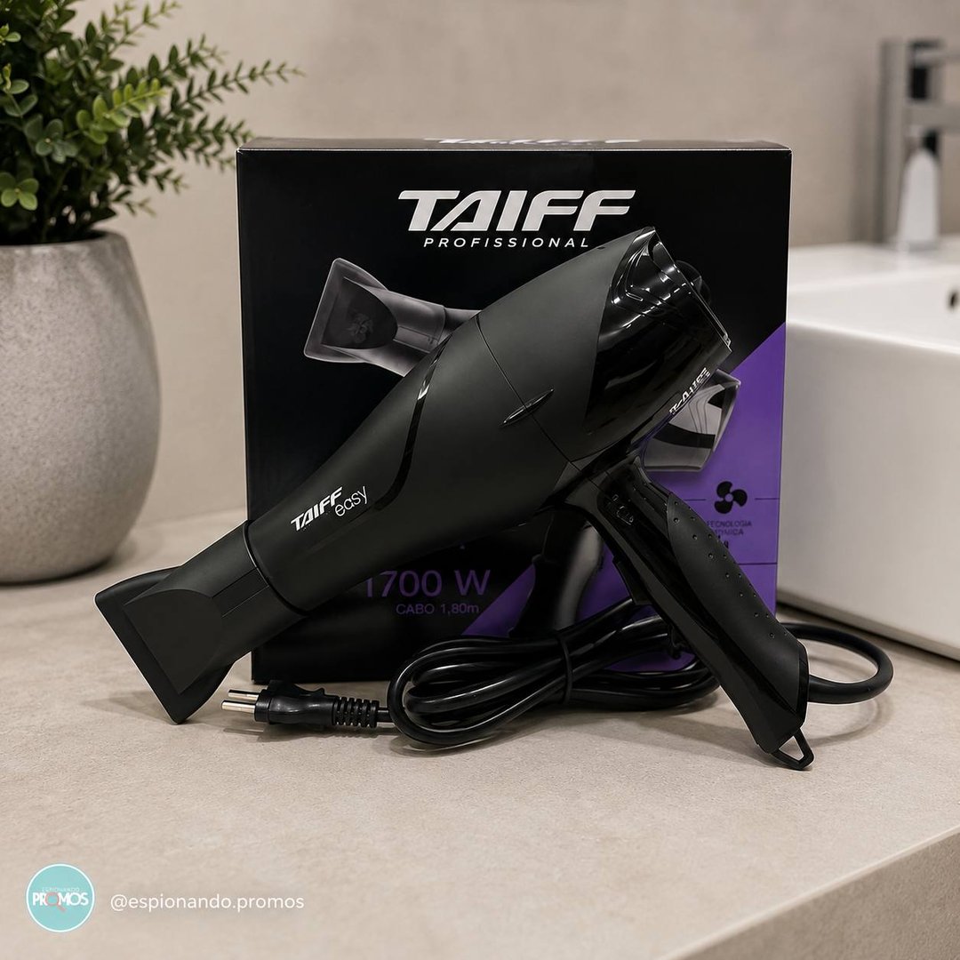 Secador De Cabelos Easy 1700w Taiff