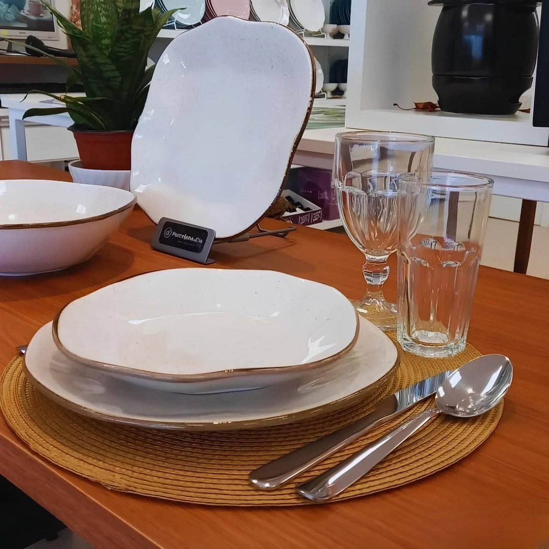 Conjunto De 6 Pratos Sobremesa 21,5cm Ryo Maresia