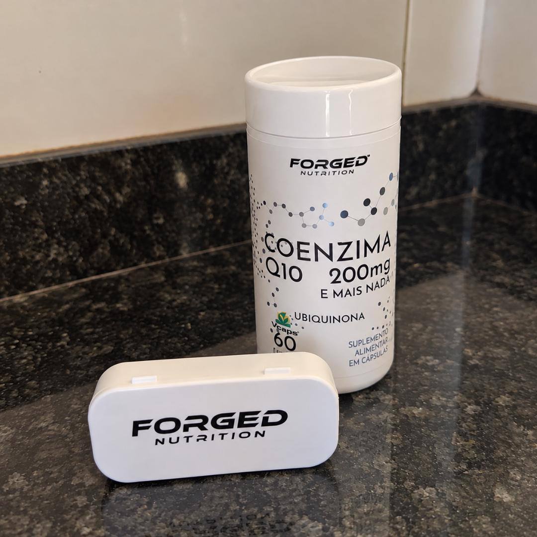 Coenzima Q10 200mg Pura Alta Concentração 60 Cápsulas - Forged Nutrition Sem Sabor
