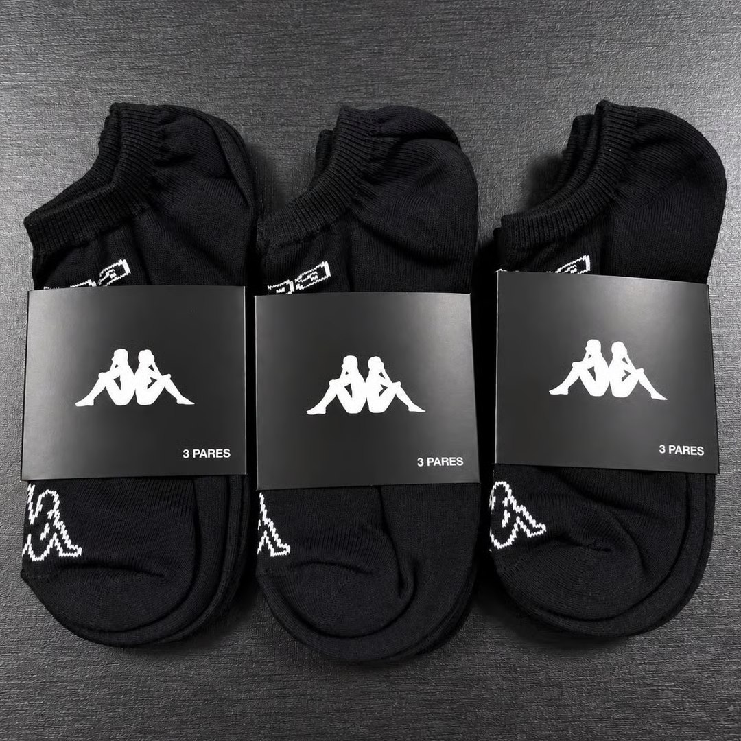 Kit 9 Pares Meias Kappa Sapatilha Soquete Invisível Original