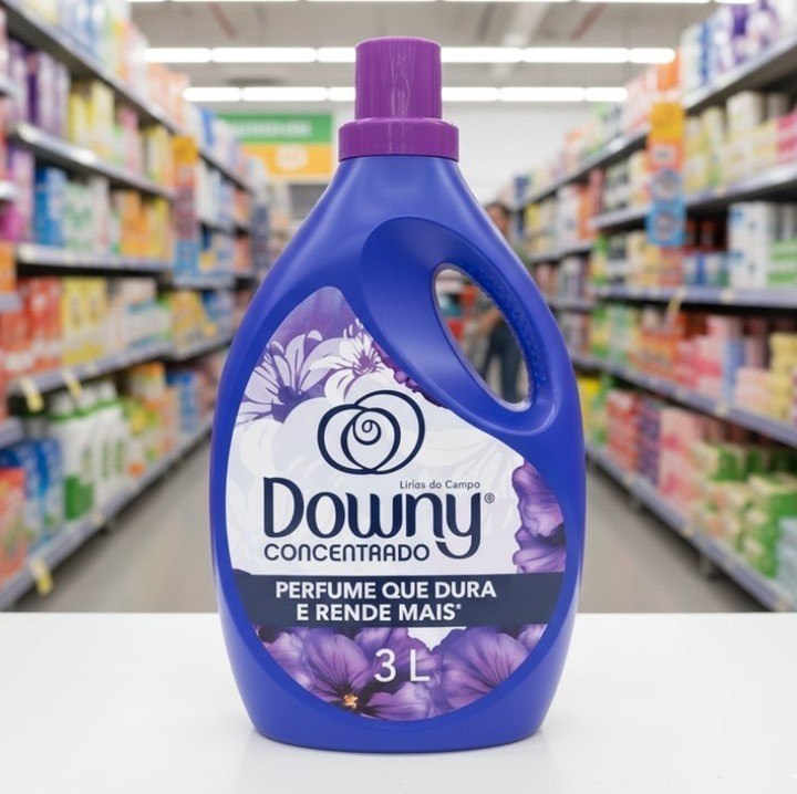 Amaciante Downy Concentrado Lirios Do Campo 3L Rende 12L