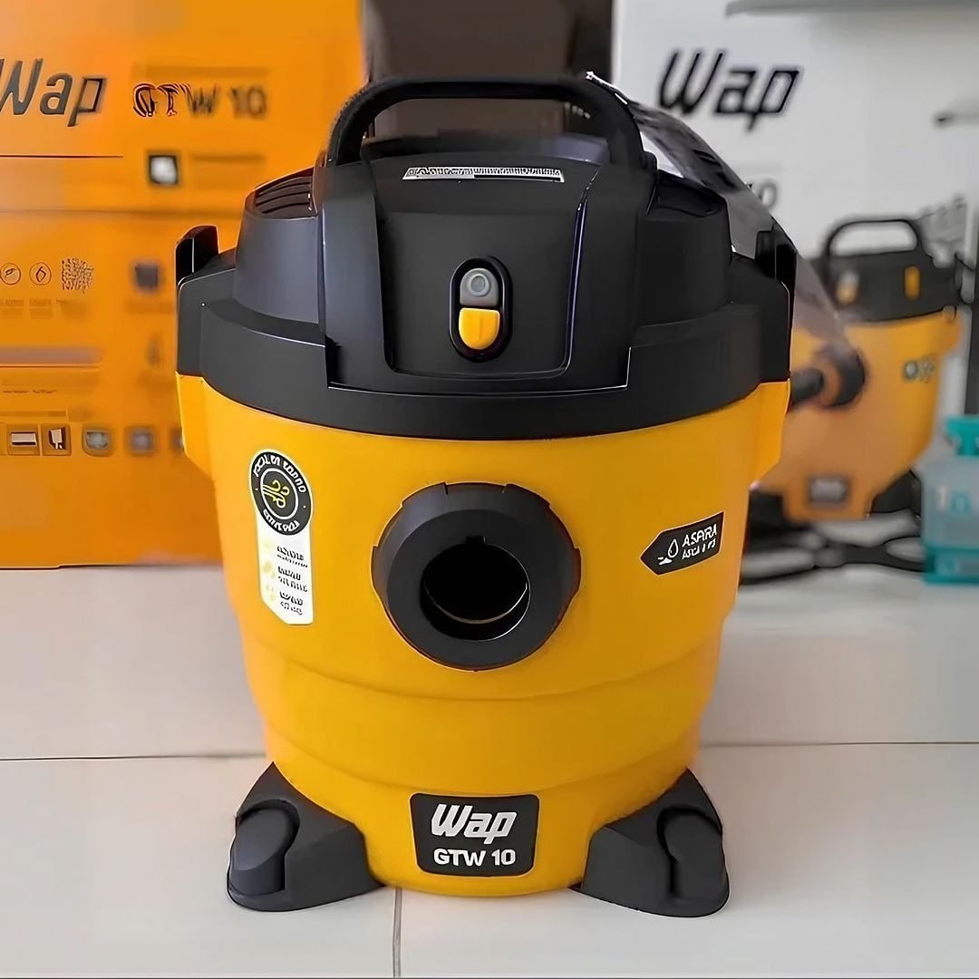 Aspirador De Pó E Água Wap Gtw 10 1400w De Potência Com Bocal De Sopro Amarelo/preto 220v