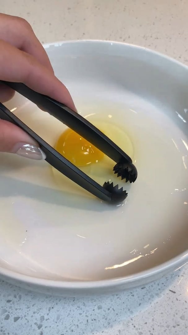 Ferramenta De Remoção De Chalaza De Ovo De Aço Inoxidável