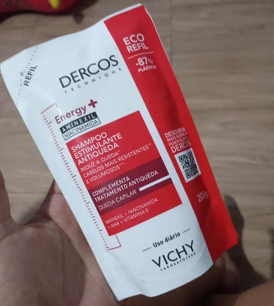 Refil Shampoo Estimulante Tratamento Antiqueda Energy+ Para Cabelos Fracos E Quebradiços, ...