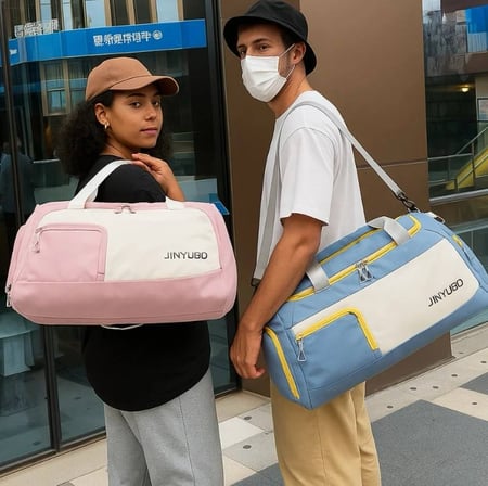 Bolsa De Viagem Sport Impermeável Com Alça Lateral Grande Capacidade AN03