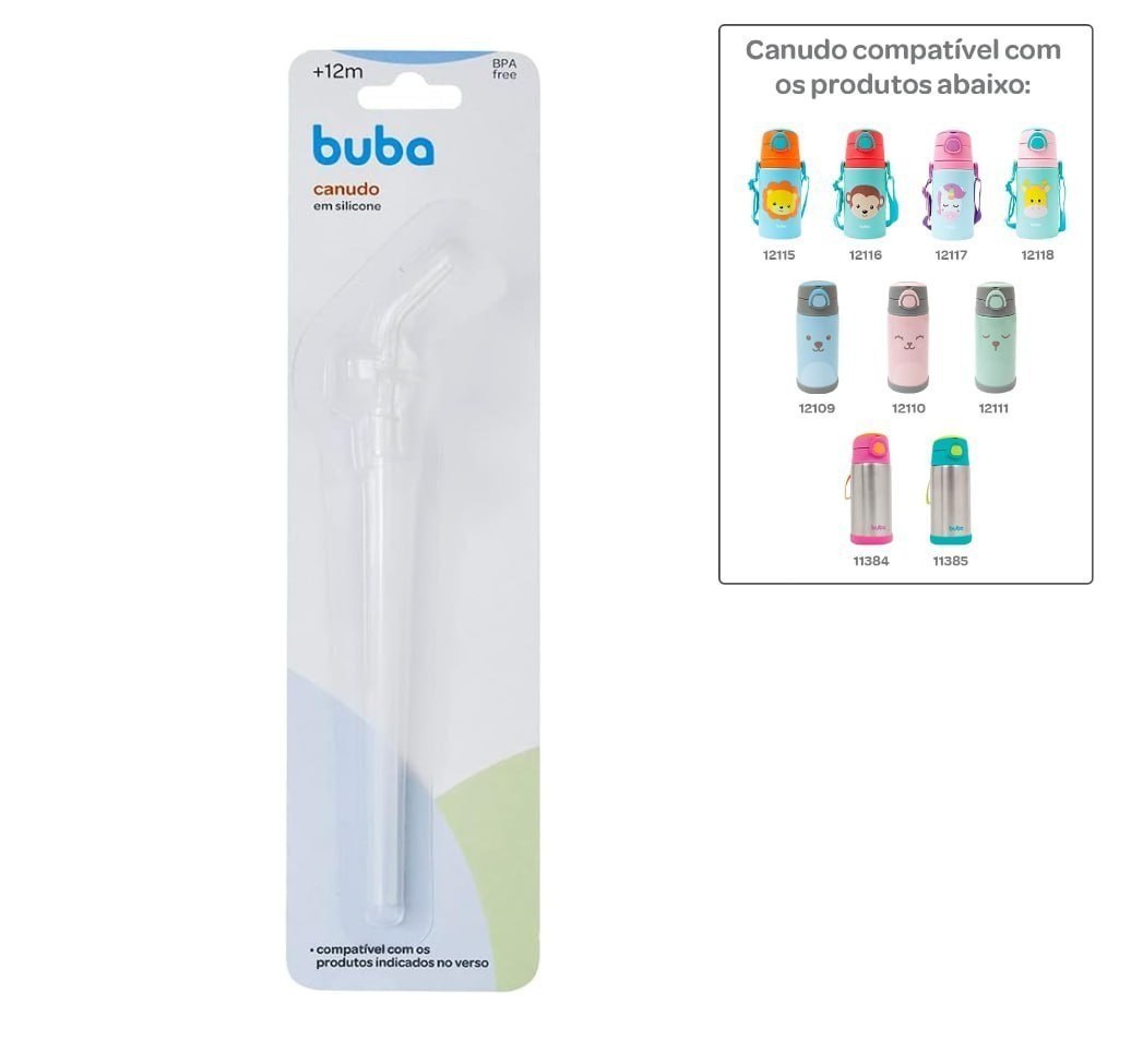 Buba Canudo Repositor Em Silicone