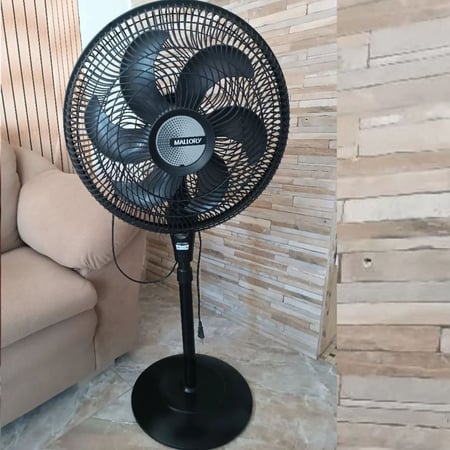 Ventilador de Coluna Mallory Éolo 126W, Silencioso, Hélice de 15 pás, Grade Especial em Si...