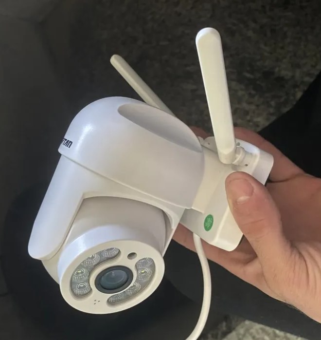 Camera Segurança Wifi Yoosee Mini Dome Full Hd Vianova Branco