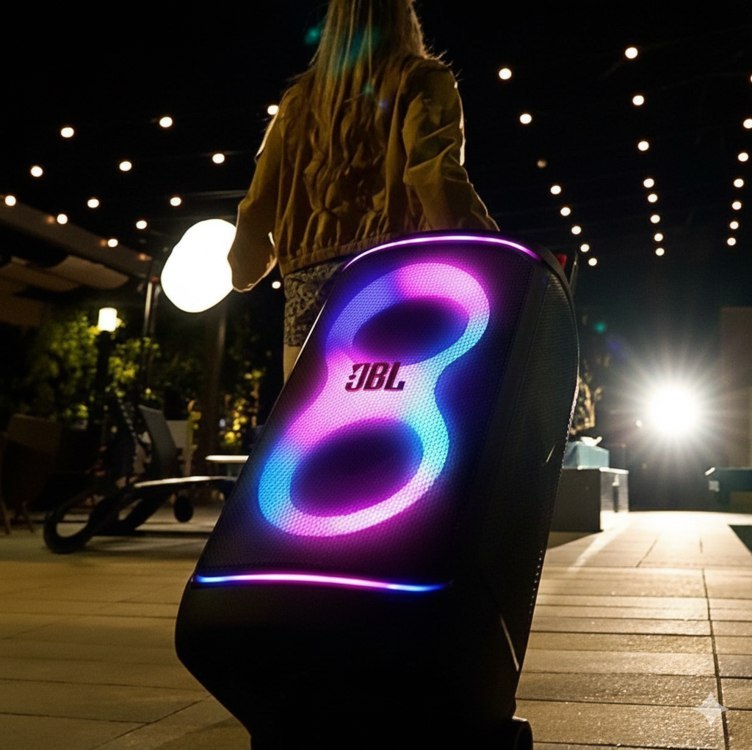 JBL, Caixa de Som, PartyBox Stage 520, Bluetooth, Portátil, Show de Luzes, Até 15 horas de...