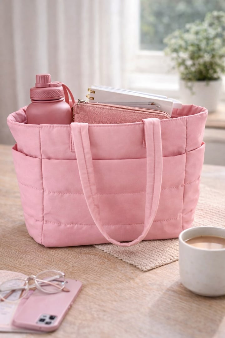 Bolsa Tote SUCHENJ2 , Feminina Casual De Grande Capacidade De Ombro Mensageiro Com Vários ...