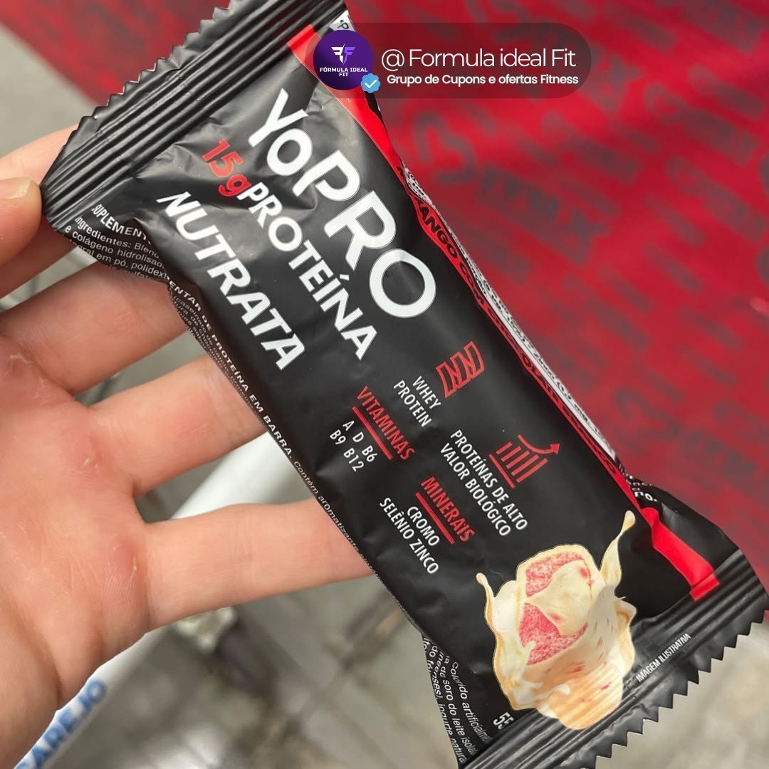 Barra De Proteina Yopro 55g Display 12 unidades Nutrata