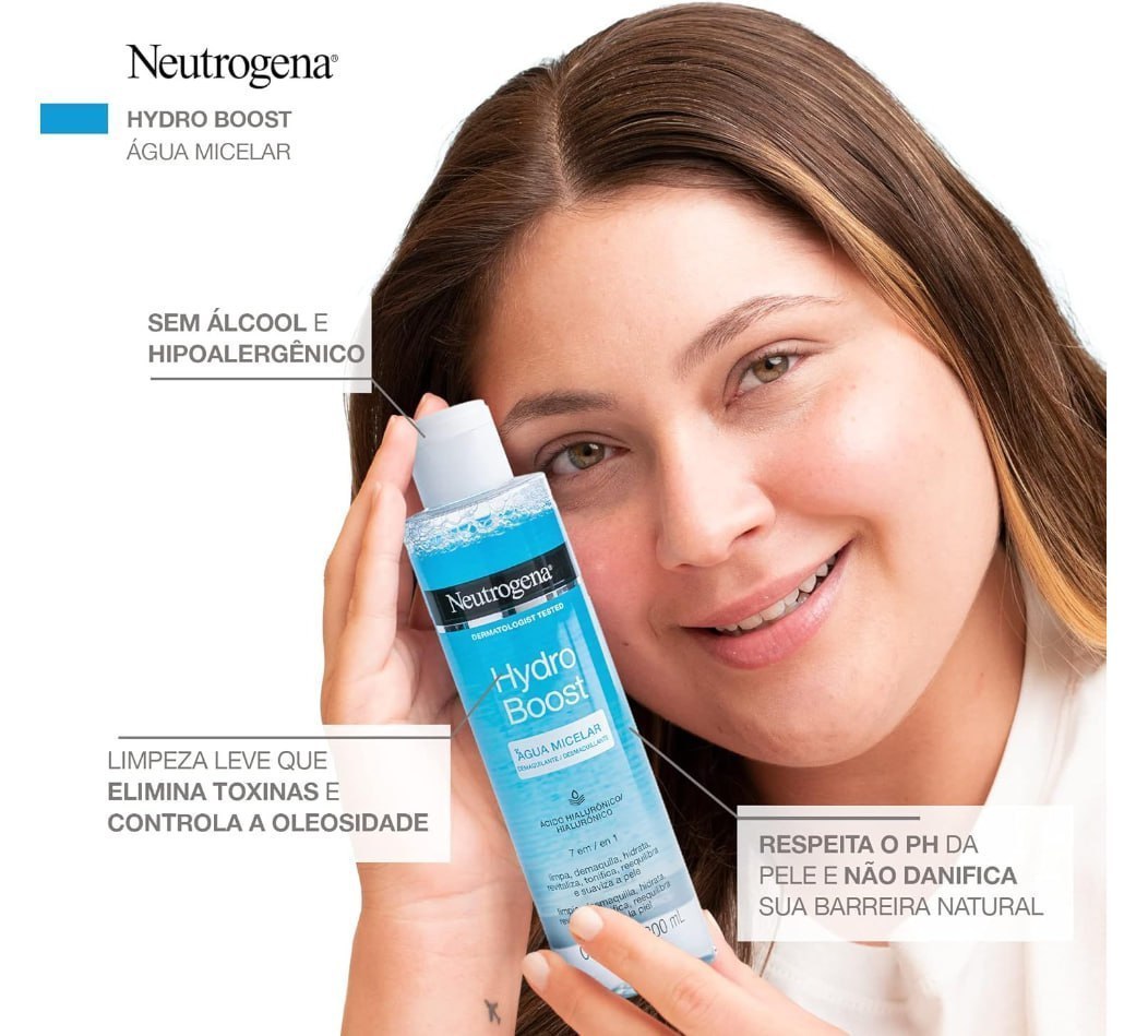 Água Micelar Demaquilante Hydro Boost Neutrogena 200ml