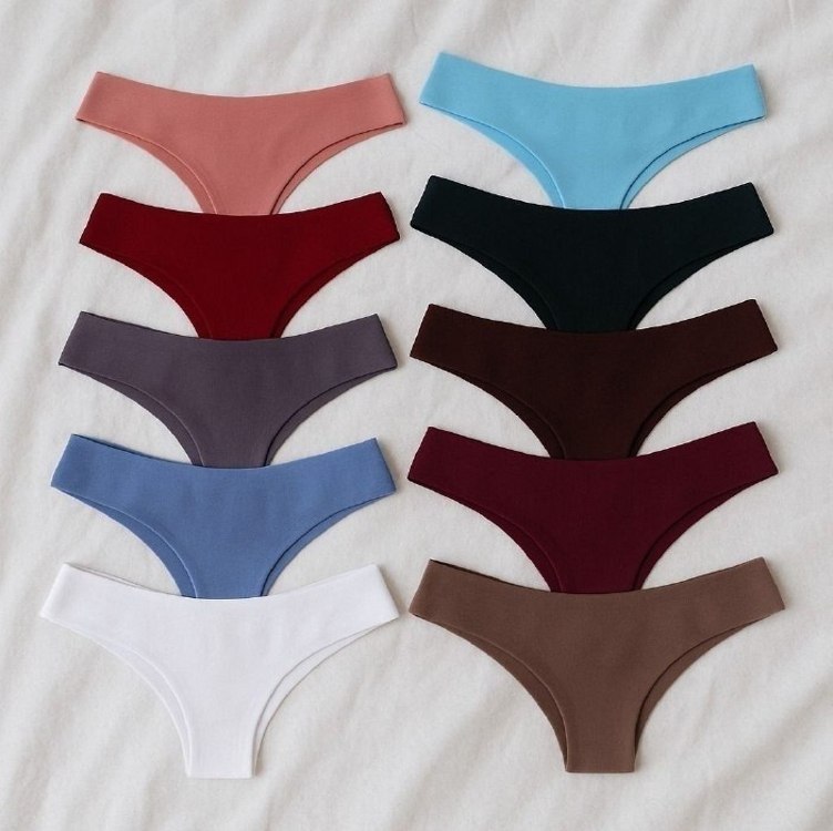 Kit 10 Calcinha Microfibra Feminina Calcinhas Tanga Atacado