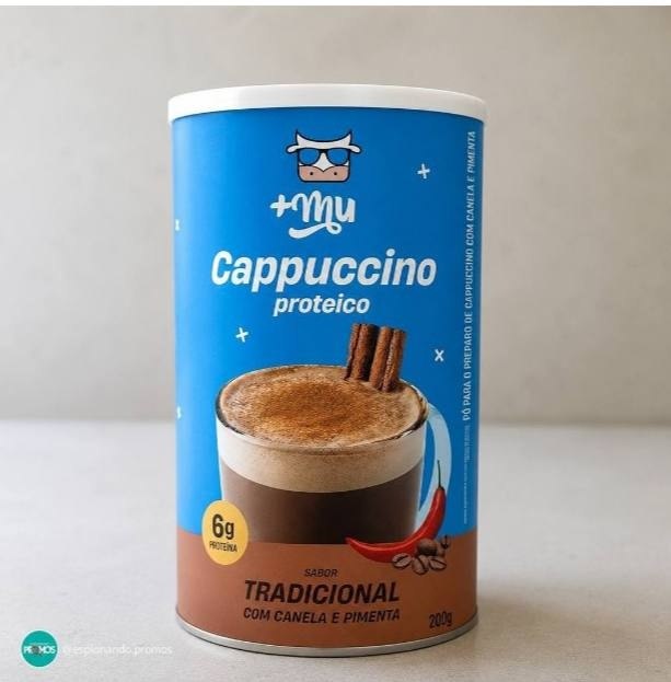 +Mu Cappuccino com Whey - 200g