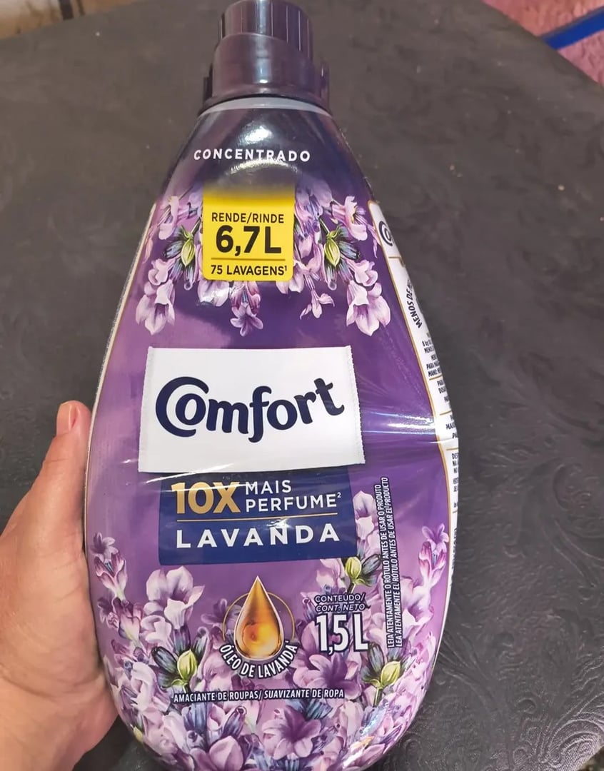 Comfort Amaciante Concentrado Lavanda 1,5L (Rende 6,7 Litros)