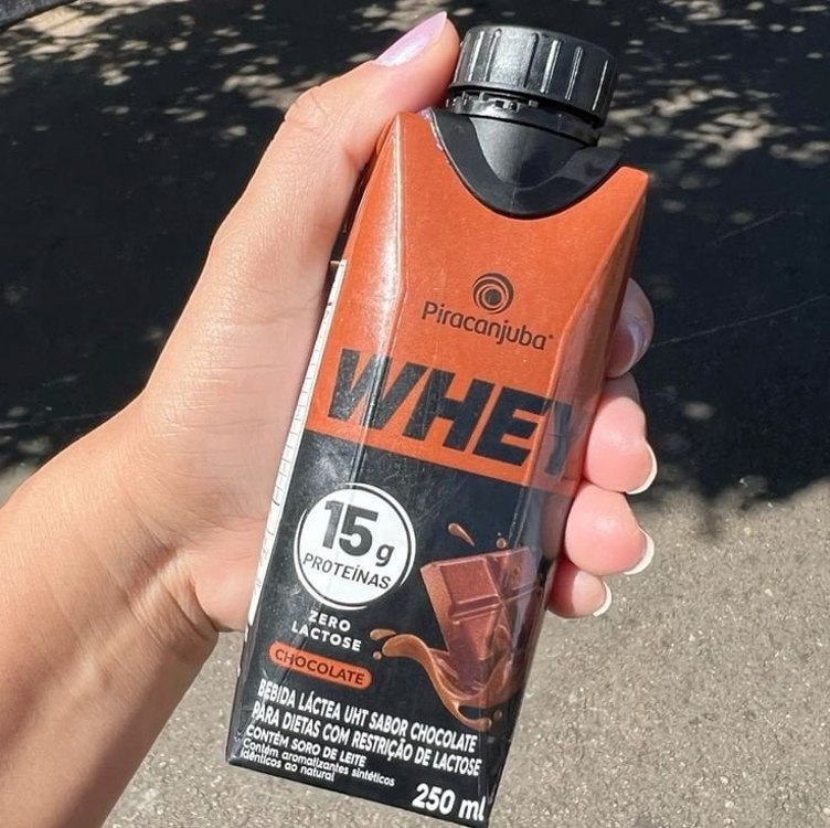 Piracanjuba ProForce 15g de Proteínas Zero Lactose Sabor Chocolate - 12 Unidades de 250ml