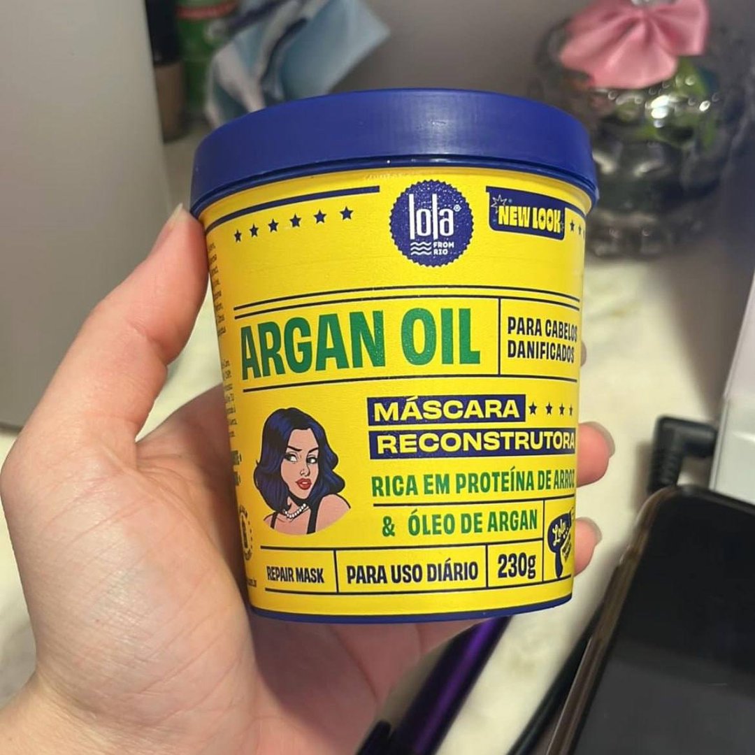 Argan Máscara de Hidratação 230g , Lola Cosmetics