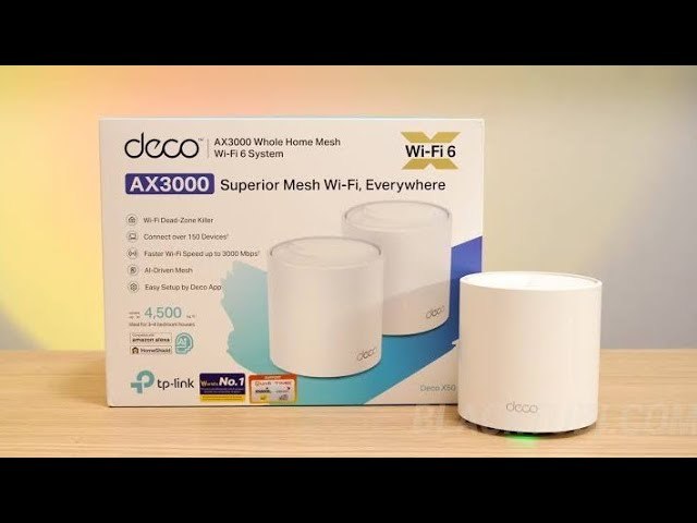 Tp-link Deco X50(3-pack) Roteador Mesh Wifi6 Ax3000 Cobre Até 600m²