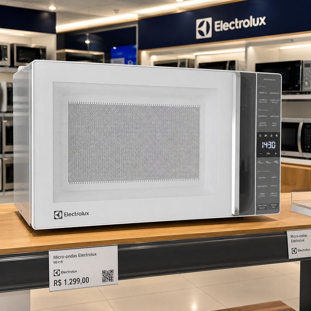 Micro-ondas Electrolux 36L Branco Efficient com Descongelamento Assistido ME36B