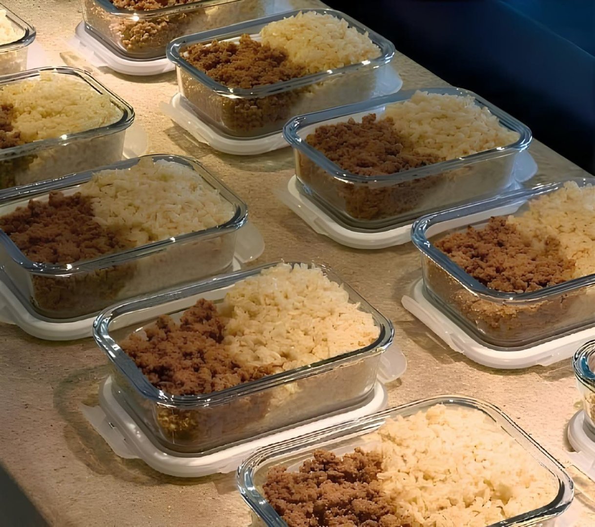 Manubelita Kit 10 Marmitas Vidro Hermético Vidro Tampa Trava 370ml