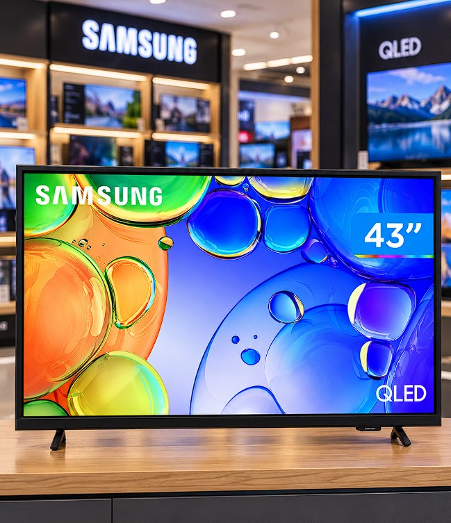 Smart TV Samsung Full HD QLED Q5F Tizen QN43Q5FAAGXZD 2025