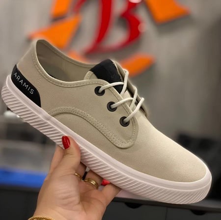 Tênis Aramis Daily Dock Canvas Areia