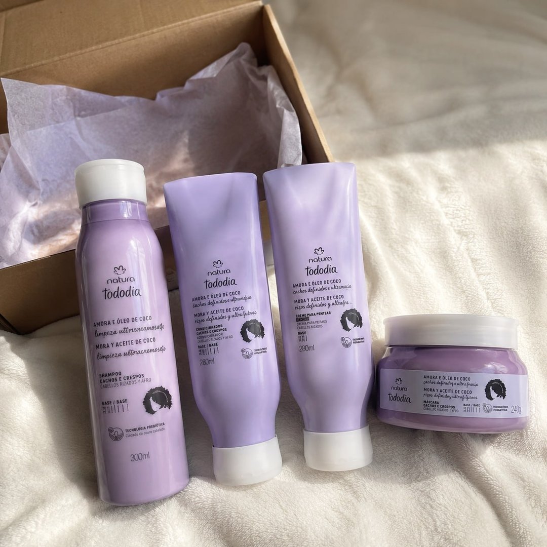 Kit Cachos Tododia Amora e Óleo de Coco (4 produtos)