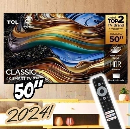 Tcl Led Smart Tv 50 P755 4k Uhd Google Tv