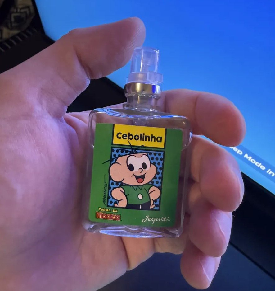 Perfume Cebolinha 25ml Edição Limitada Frasco Jequiti