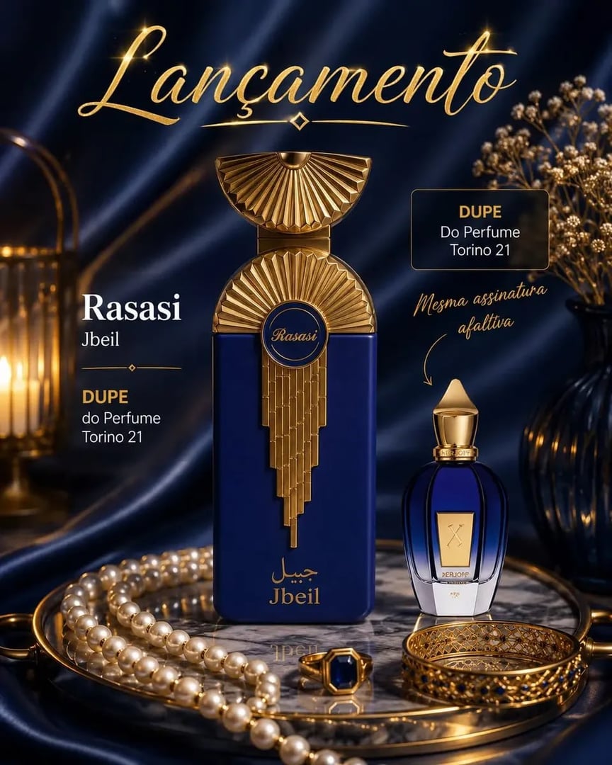 Perfume Rasasi Jbeil 80ml Edp - Lançamento 2026 Original