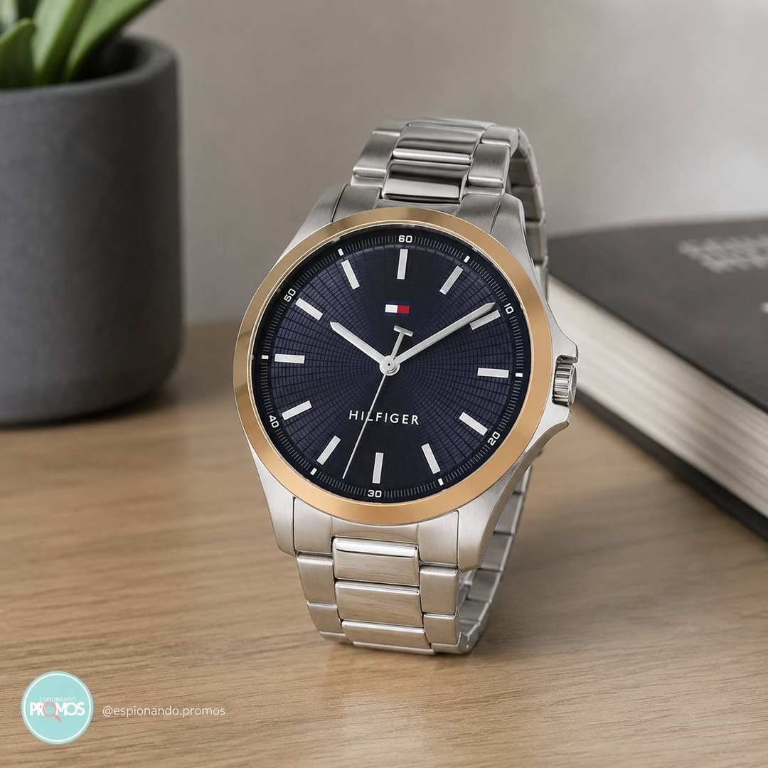 Relógio Tommy Hilfiger Masculino Aço Prateado 1710673