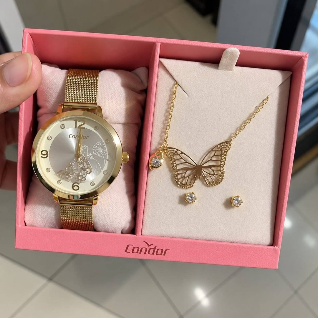 Kit Condor Feminino Dourado Co2034ai/k4x Dourado Champanhe