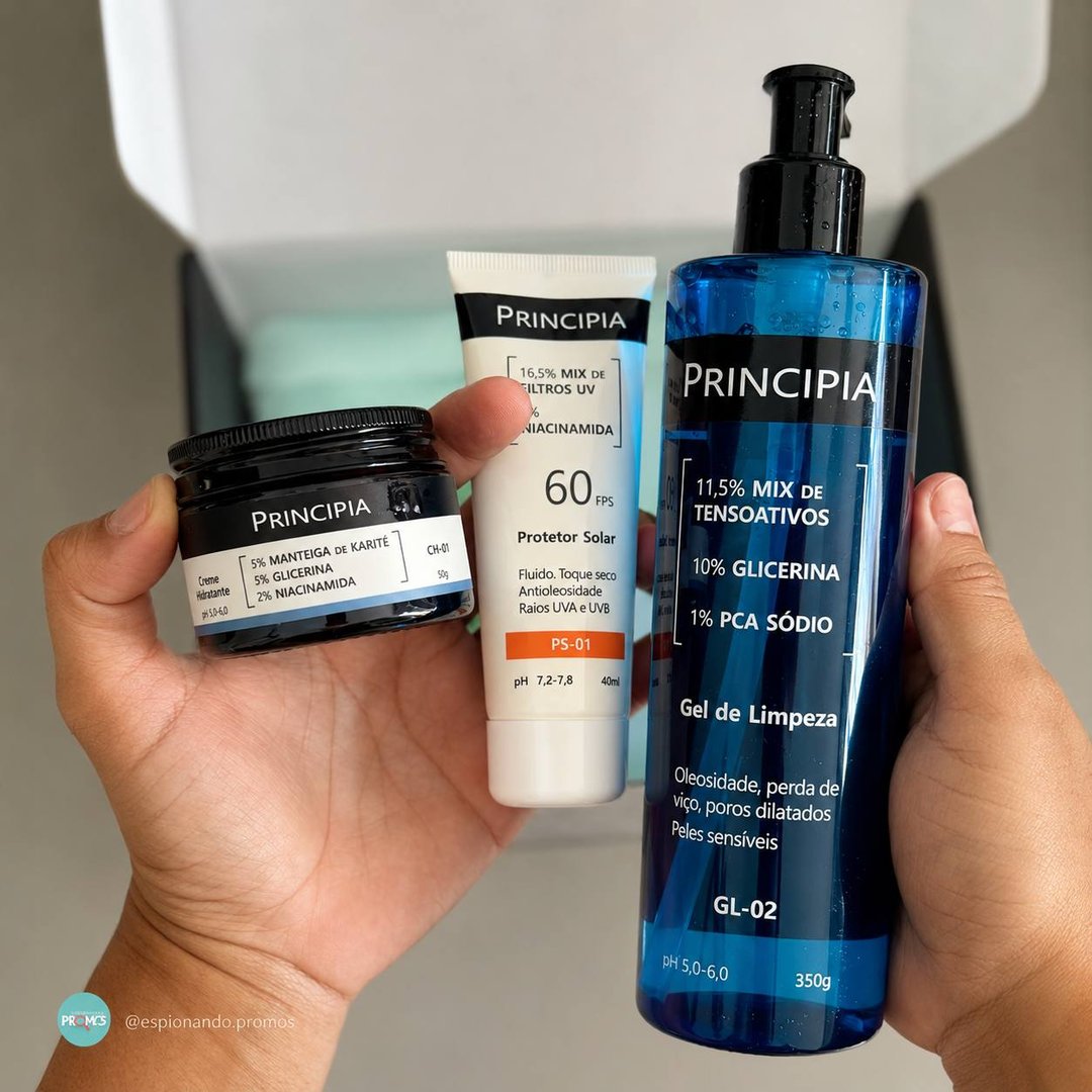 Principia Kit Completo Para Pele Sensível Com Fps 60