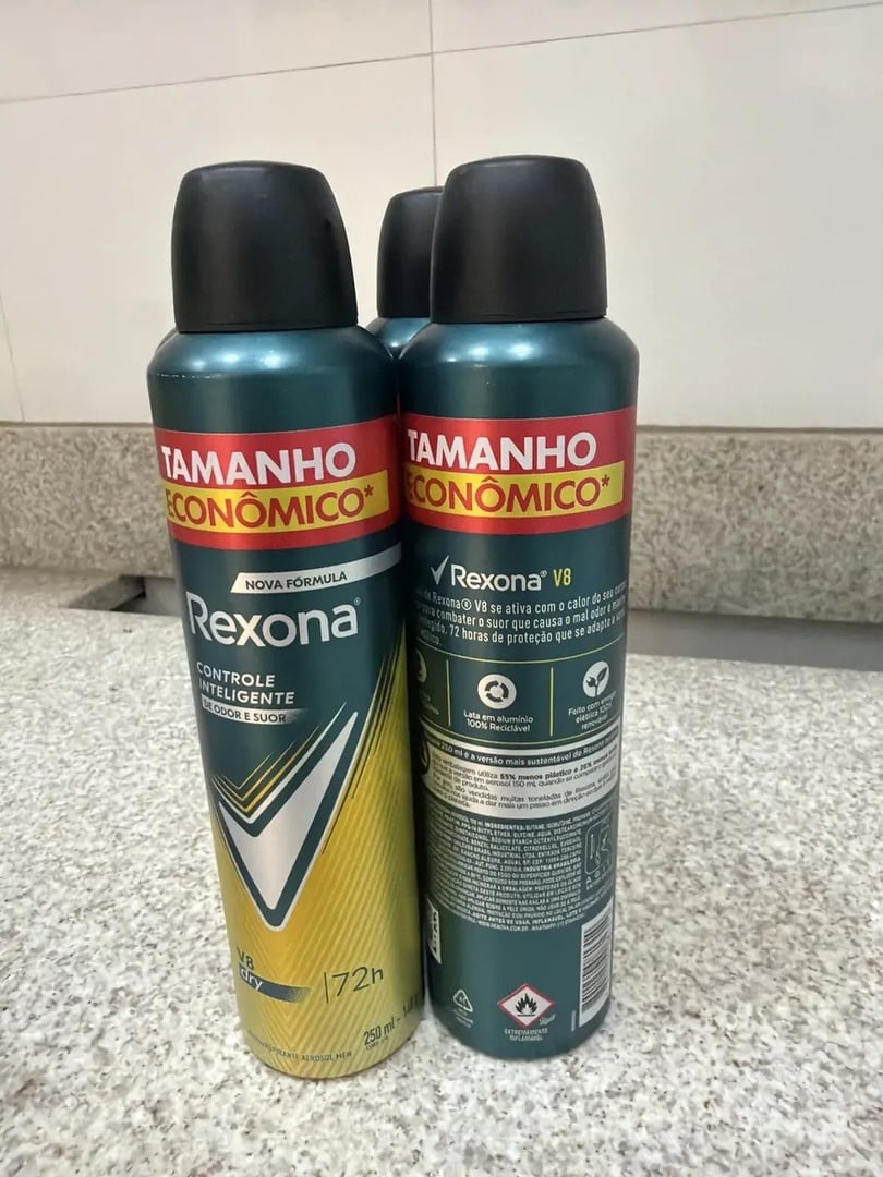 Rexona Men Antitranspirante Aerossol V8 250ml