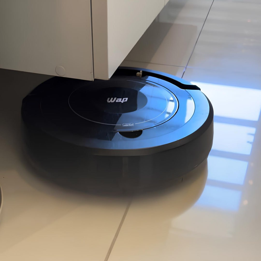 WAP Aspirador de Pó Robô ROBOT W100 3 em 1, Automático, 250ml, com Sistema de Antiqueda e Colisão, 17W 12,8VDC Bivolt