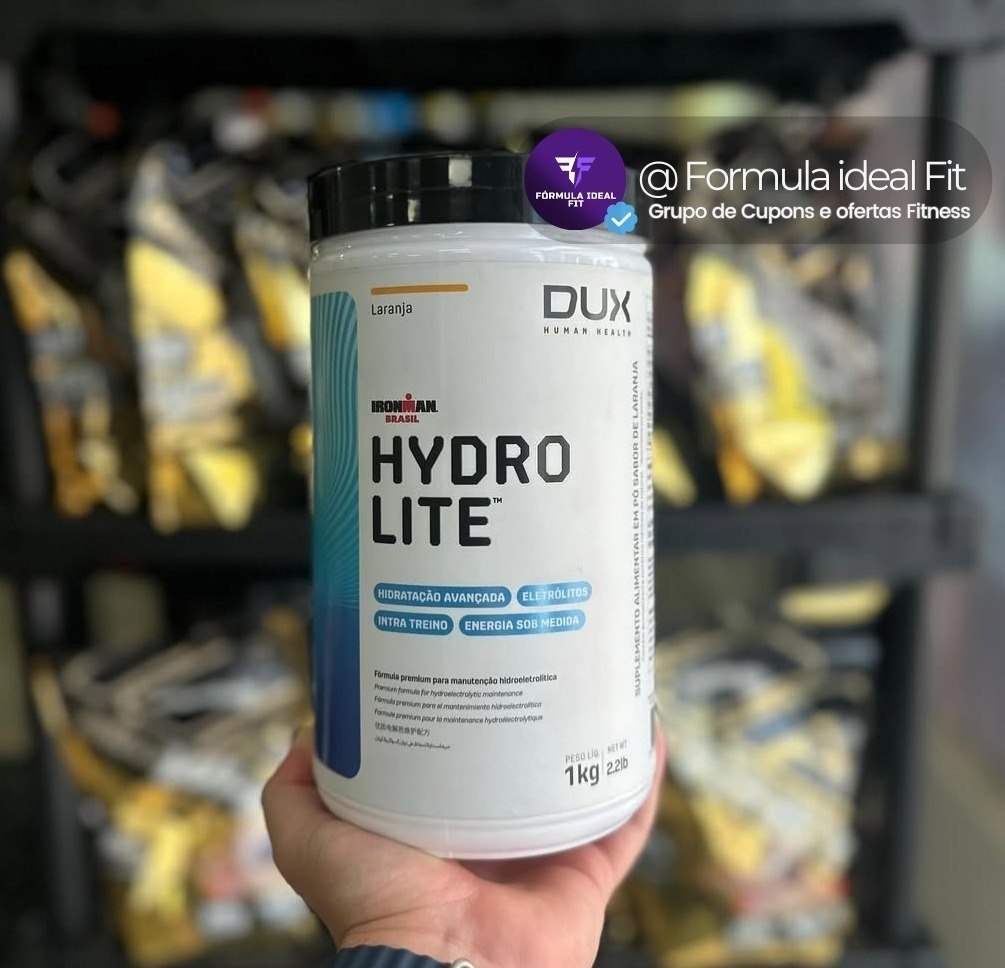 DUX HUMAN HEALTH Hydrolite Laranja 1000g – Repositor Premium com 20g de Carboidratos e Equ...