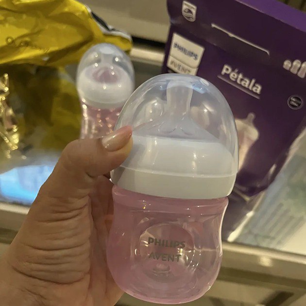 Kit 3 Mamadeiras  Philips Avent Pétala 3.0 Anticólica e Antirefluxo - Rosa