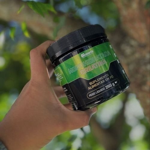 Creatina Monohidratada 250g Growth Supplements - Sem Sabor Em Pó