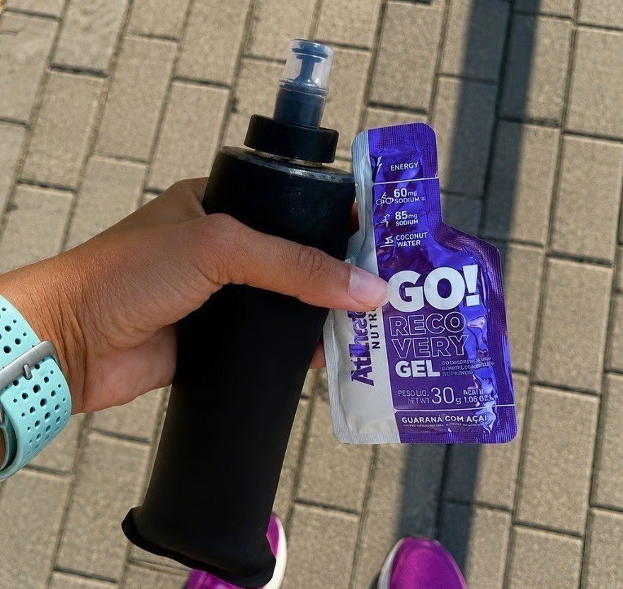 Go Energy Gel (10 Sachês) - Sabor Guaraná e Açai, Atlhetica Nutrition, Roxo