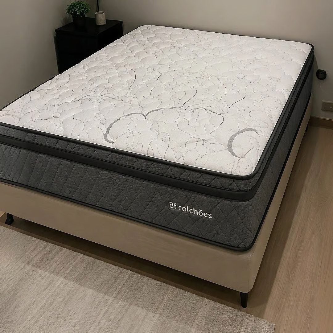 Colchão Casal Ortopédico Espuma D45 138x188x24cm BF Colchões