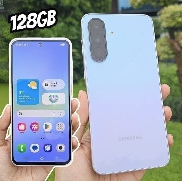 Smartphone Samsung Galaxy A36 5G 128GB 6GB RAM Câmera Tripla de até 50MP Selfie de 12MP IP67 Super AMOLED 6.7'' NFC Recursos AI Android e Segurança Snapdragon - Branco