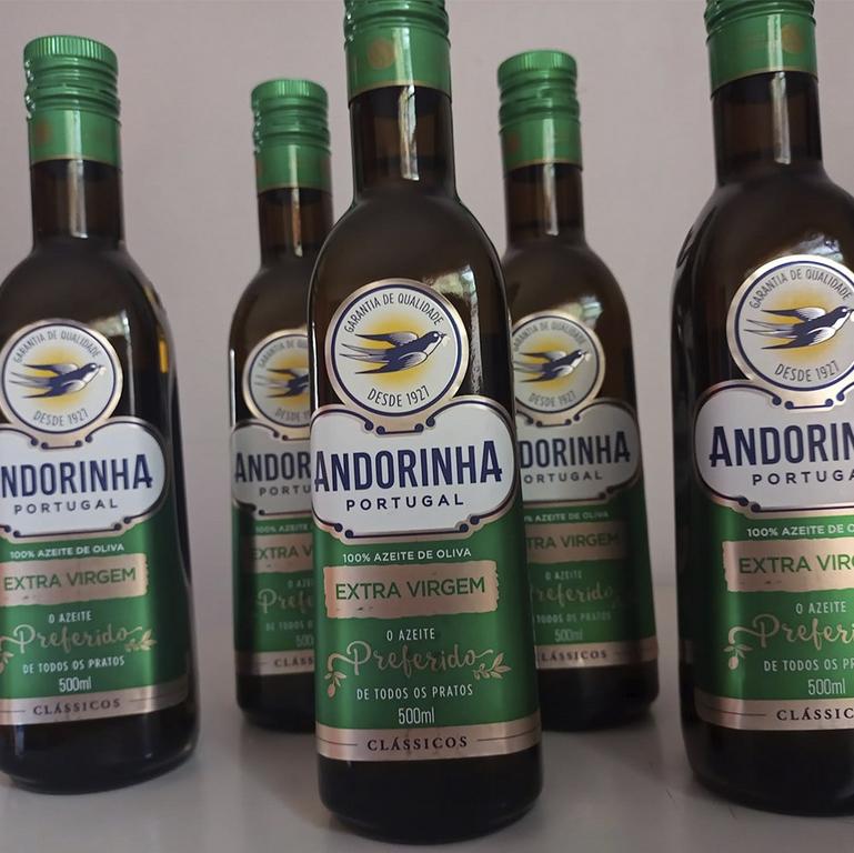 Azeite De Oliva Extra Virgem Andorinha Vidro 500ml