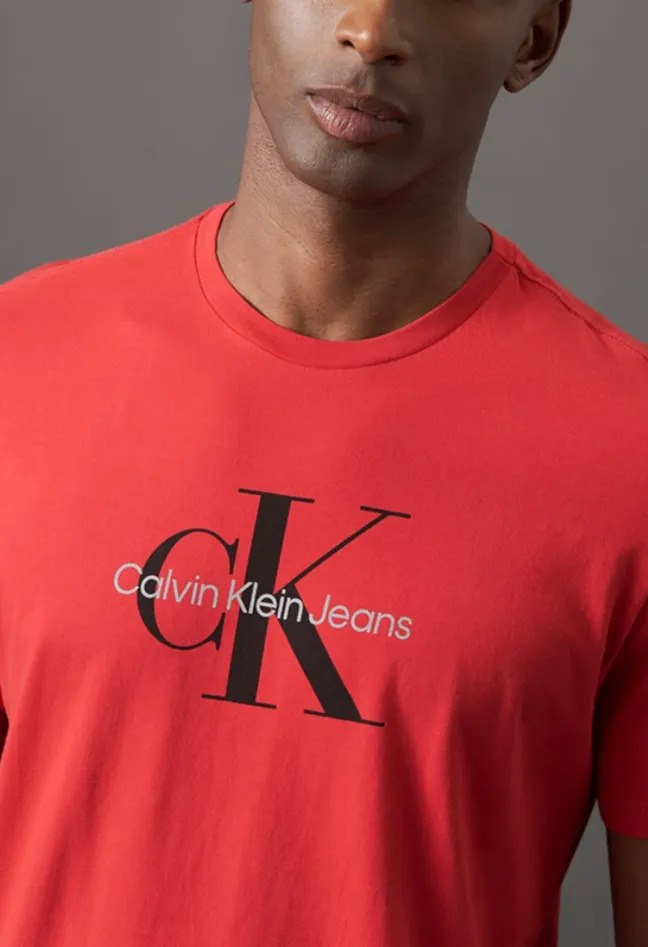 Kit Camiseta Calvin Klein Issue 2un Vermelho/marinho Vermelho/marinho Gg